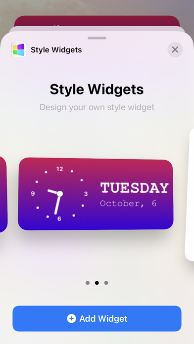 Style Widgets